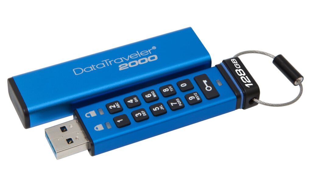 DataTraveler 2000 128GB - Encrypted Portable Storage
